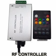 18 teclas RGB Led Music Controller DC12V 24V Audio Sonido 3 canales * 4A 12A RF 433.92mhz Control remoto inalámbrico para controlar la luz de la tira